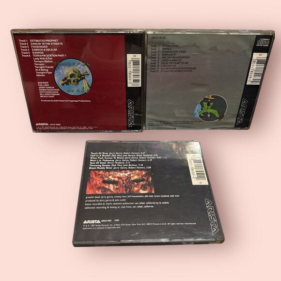 Grateful Dead 3 CD Lot Terrapin Station In The Dark Shakedown Street READ - Picture 2 of 4